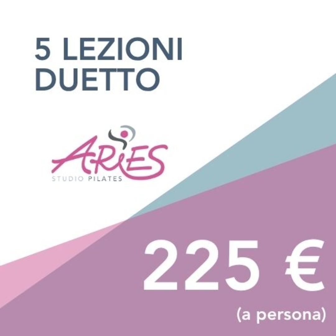 Pacchetto da 5 lezioni duetto