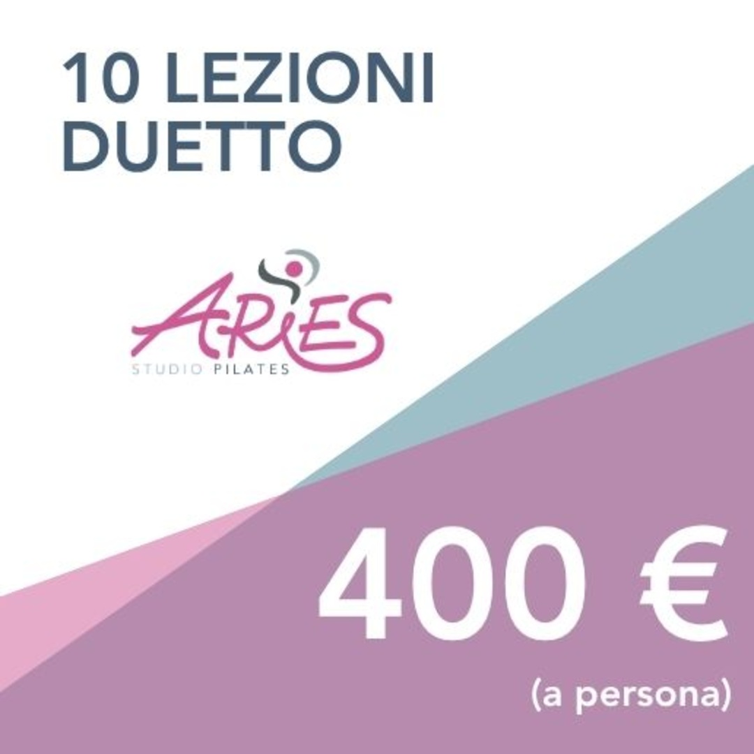 Pacchetto da 10 lezioni duetto